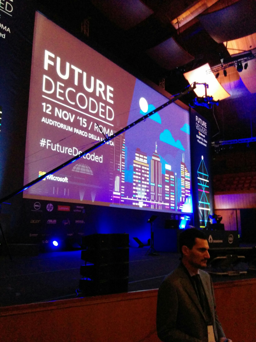 Future Decoded della Microsoft a Roma 2015