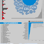 Infografica sull'uso di WordPress nel mondo